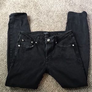 Mens Pacsun Black Skinny Jeans Slim